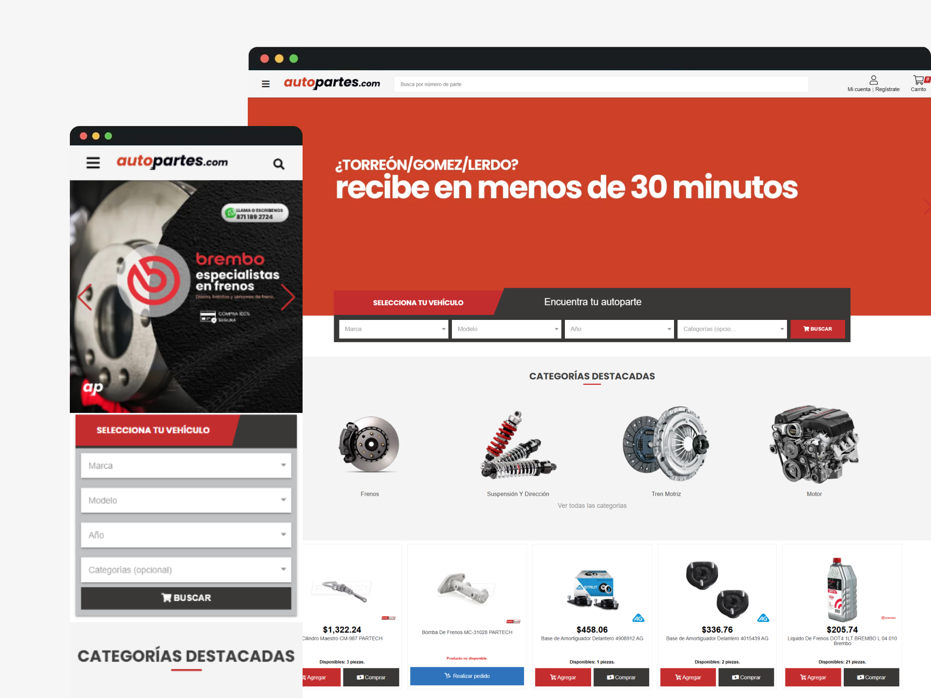 Imagen del proyecto Autopartes Marmolejo